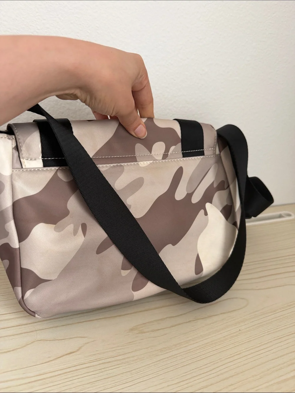 Tommy Bahama Desert Camo Messenger Bag in Tan and Beige
